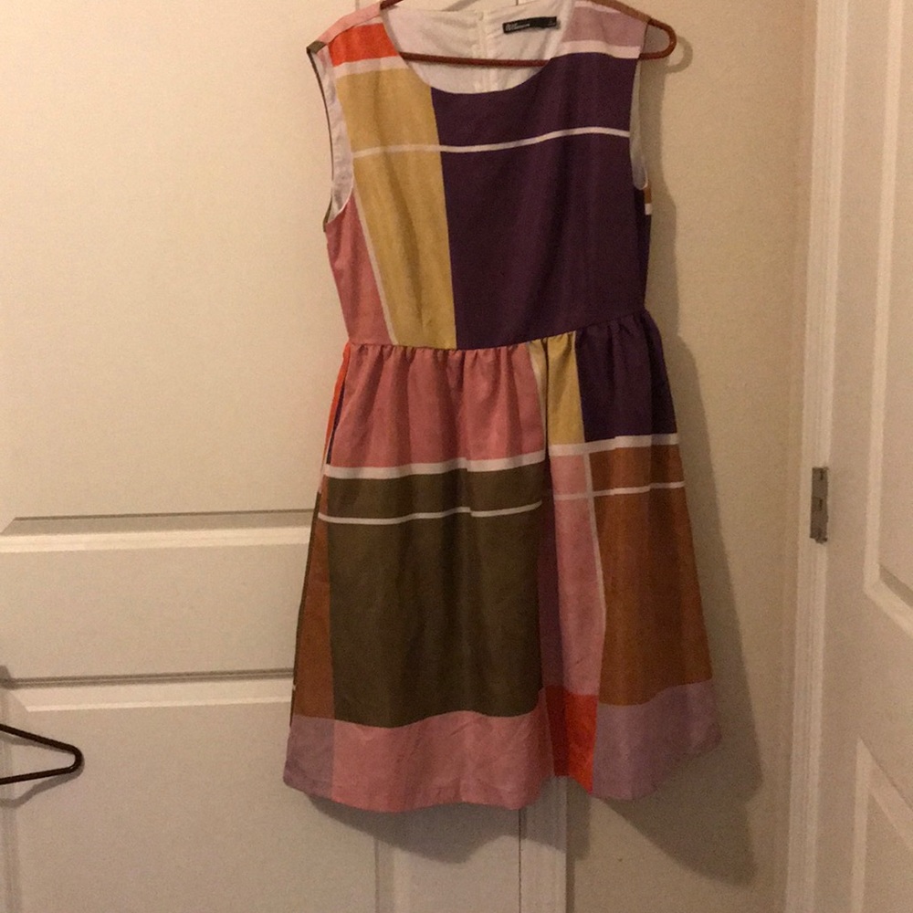 Dear Creatures colorblock dress